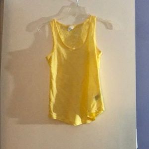 Express yellow tank top